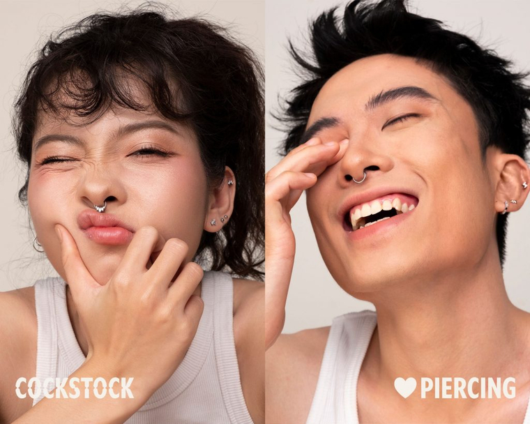 COCKSTOCK - Xỏ xinh, Khuyên đỉnh.
