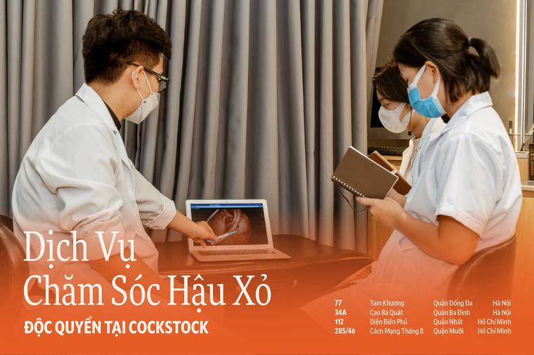 Dịch vụ chăm sóc hậu xỏ khuyên tại COCKSTOCK dành cho những khách hàng đã từng xỏ khuyên tại COCKSTOCK